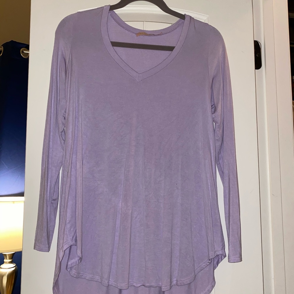 Lilac Long Sleeve Tee